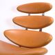 Corona Lounge Chair With Stool Model EJ 5 Made In Walnut Elegance Leather By Poul M. Volther