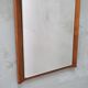 Mid-Century German teak wall mirror from FF Geschliffen , 1960s