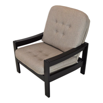 Fauteuil mid-century leda lux années 1980