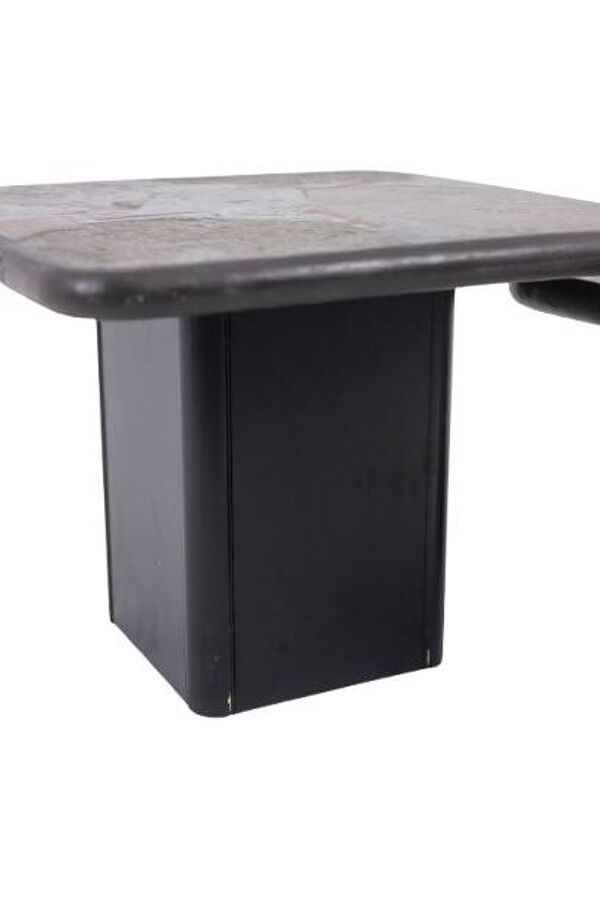 Paul Reinier Kingma. Paire de tables de style Brutaliste. Années 1970.