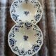 2 antique hollow dishes "Rouennais" from Longchamp