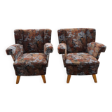Ensemble de fauteuils fleuris
