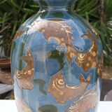 Vase Emile Simonod Savoie fish decorations