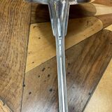 Christofle brand ladle in silver metal - Letter B on the back.