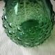 Carafe , pichet , broc à eau en verre vert VEA