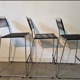 High stools Spaghetti dark gray design Giandomenico Belloti , edit by Alias