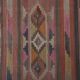 Vintage Turkish hallway rug 77x667 cm
