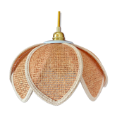 Vintage lotus flower pendant lamp