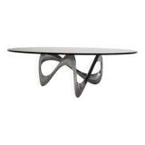 coffee table "Snake" by Knut Hesterberg for Ronald Schmitt, 1960s