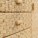 Enfilade in braided jute