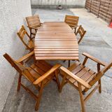 Sodibois wooden garden furniture (elm)