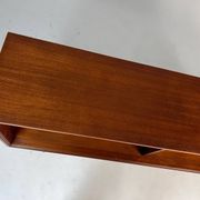 Vintage teak sideboard lowboard shelf bookcase 60s