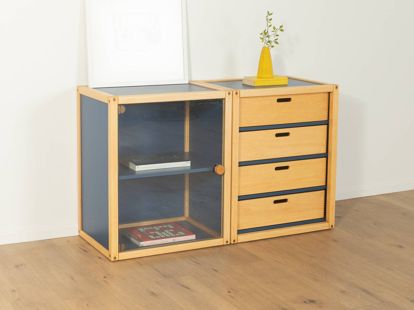 Two-piece modular profile system from the 1970s by Flötotto