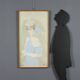 Modern painting signed by Leonardo Stroppa, female figure '900