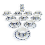 Service de 13 tasses à Café Villeroy & Boch modèle CADIZ