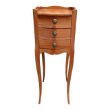 Solid wood bedside table