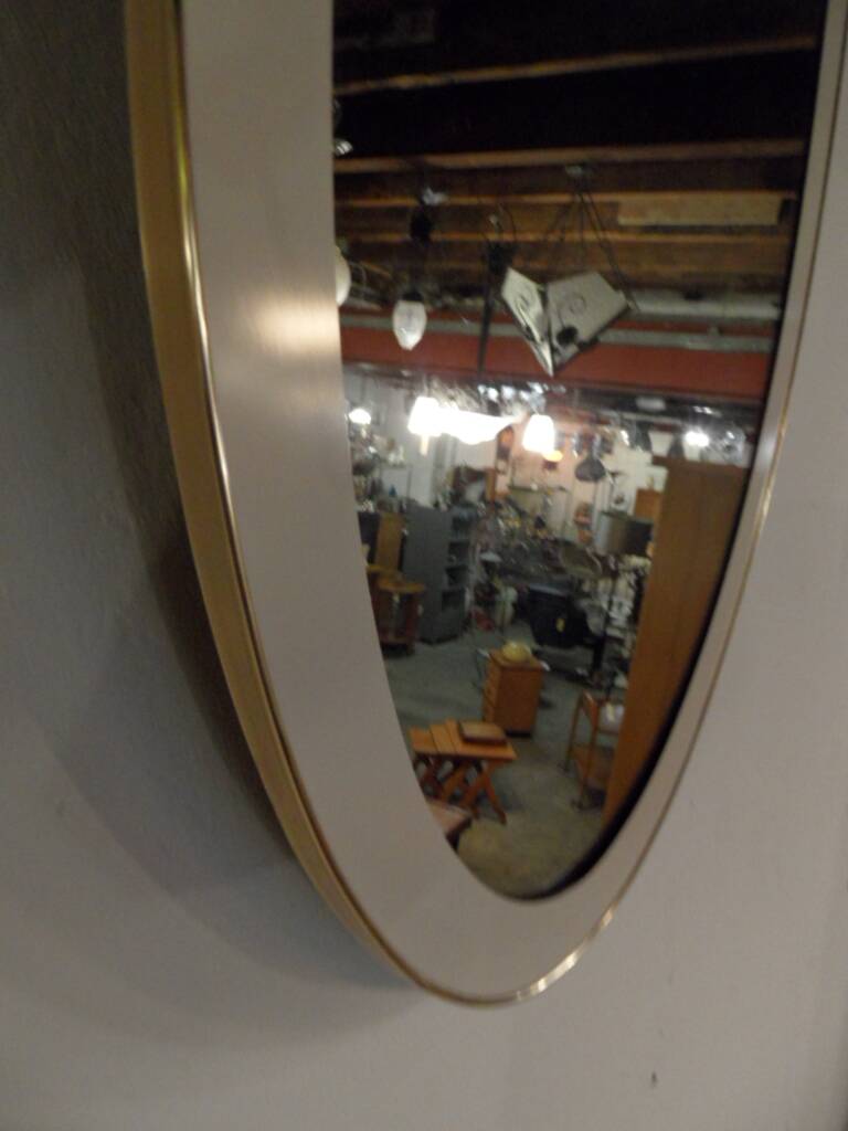 Vintage oval mirror