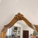 Golden Mirror Wood Rocaille Louis XV Rococo Golden Mirror Wood Shell