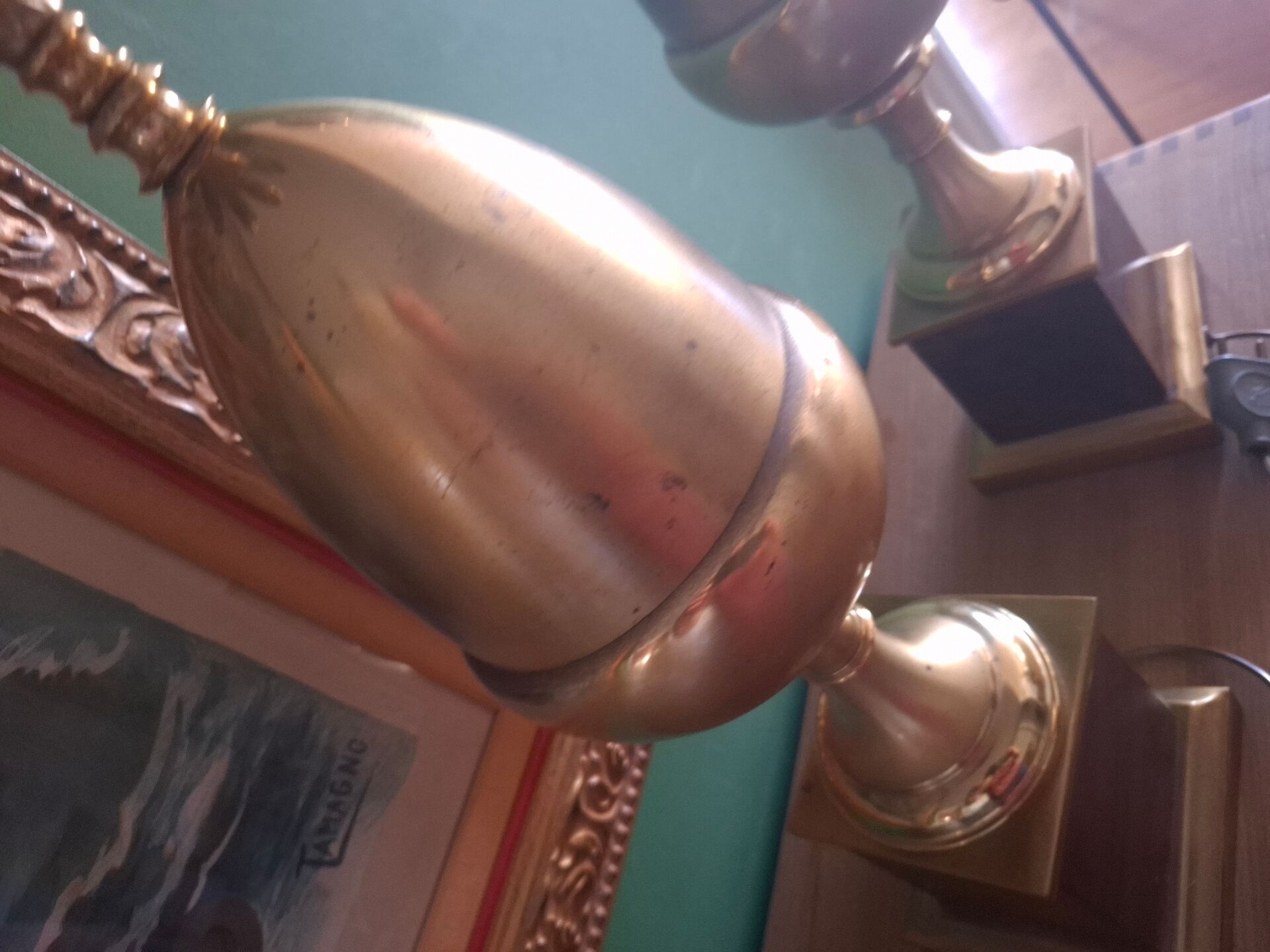 Lampe ananas Hollywood regency