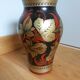 Russian Khokhloma vase in painted wood