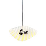 Parasol ceiling lamp in the Brussels style, Napako Czechoslovakia 1960s.