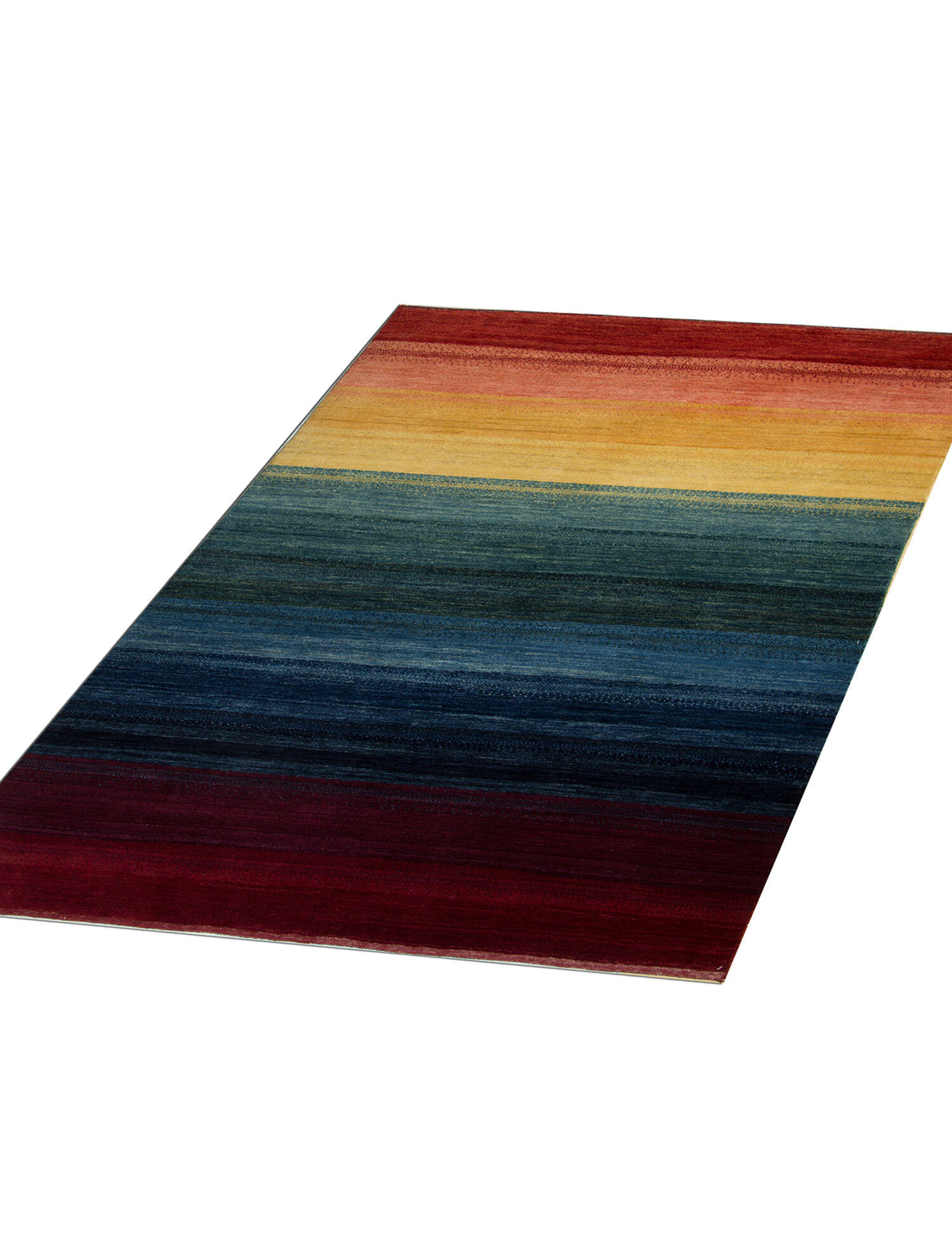 Rainbow Rug Modern Multicoloured Carpet