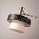 Mid-Century Modern Italian Table Lamp in Steel and Opal Acrylic, 1960s
