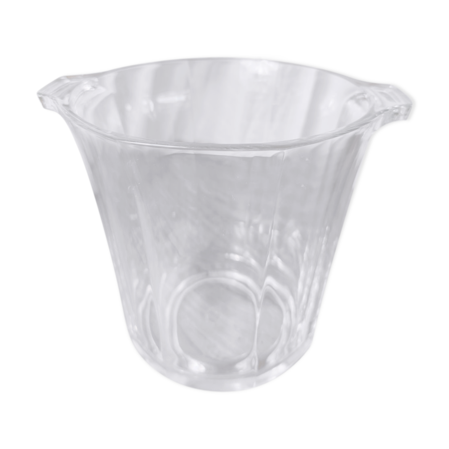 Glass champagne bucket