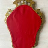Large golden baroque style mirror