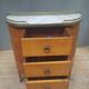 Small Louis XVI style chest of drawers with rounded sides