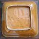 Square barbotine dish from Sarreguemines