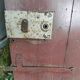 Old wooden door 110x97 cm Vintage
