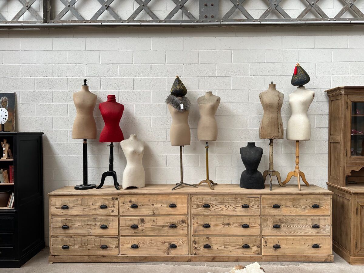 Workshop furniture from the early 20th century.