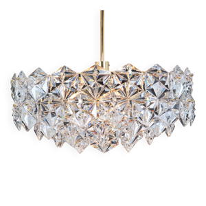 Lustre en laiton doré