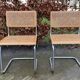 Lot de 2 chaises modèle Cesca de Marcel Breuer