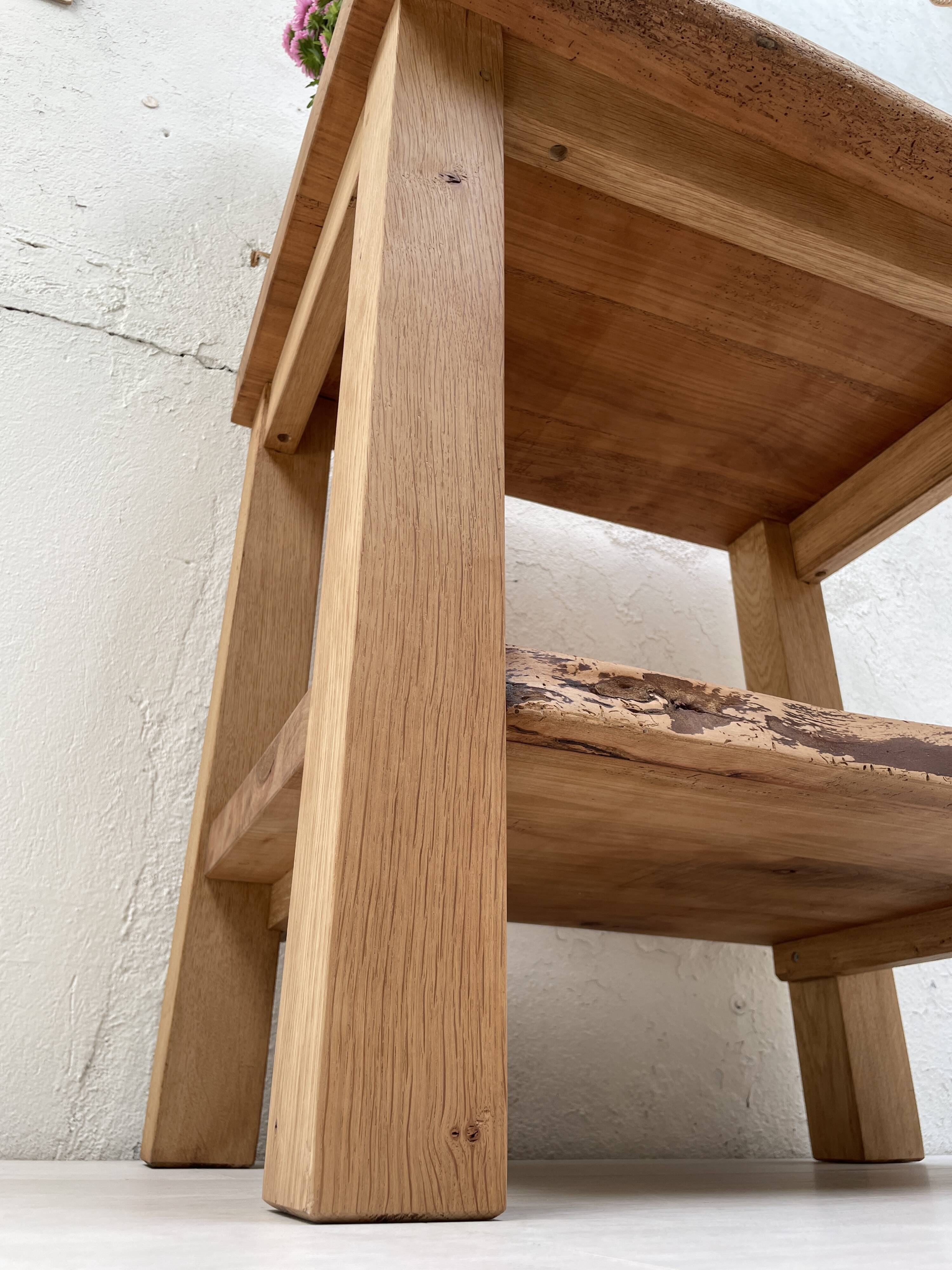 Solid wood workbench