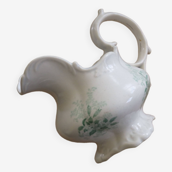 U&C Sarreguemines milk jug 19th