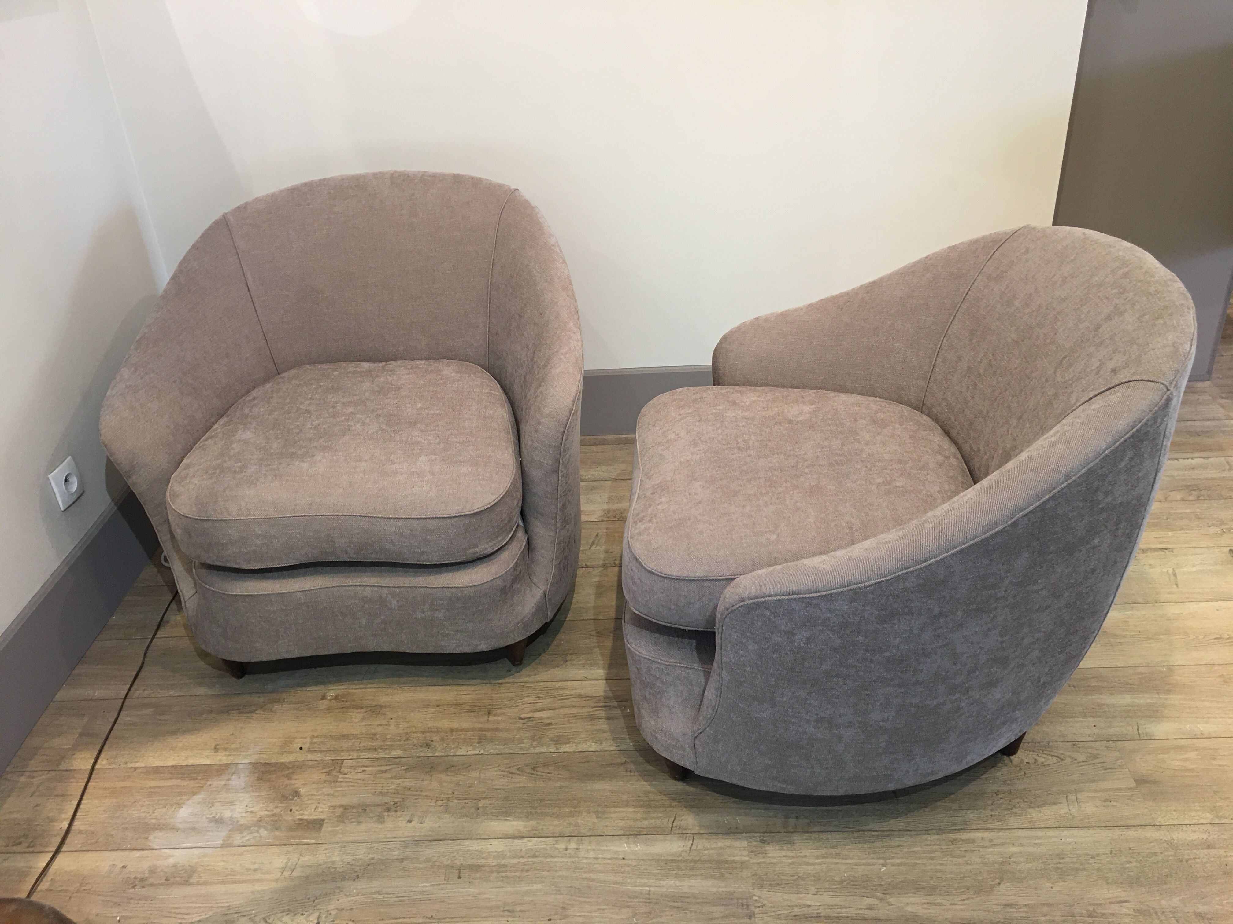 Pair of armchairs 50s