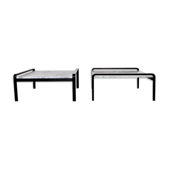 Vintage Coffee Table by Tito Agnoli for Matteo Grassi, Italy, Set of 2