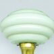 Mid-century glass and brass pendant lamp, 1950s