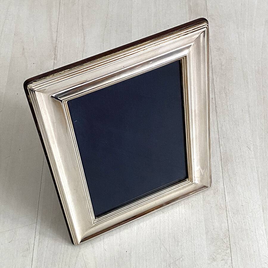 Photo frame to stand in 925 silver italy 60's