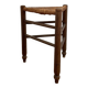 Tabouret tripode en paille