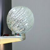 Mid Century clear glass si wall sconce lamp