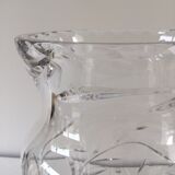 Cut crystal vase from the 1950s