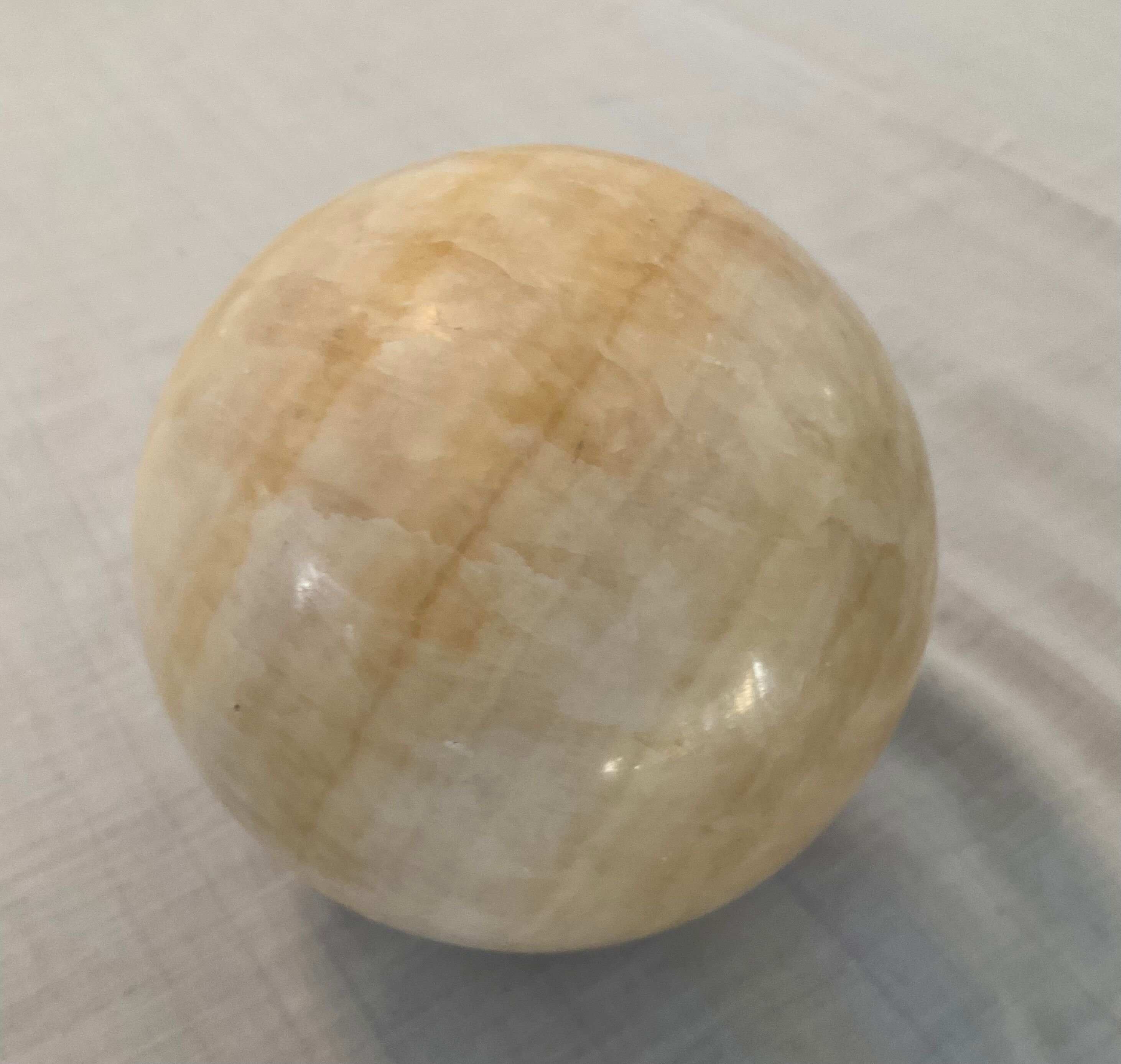 Alabaster ball paper press 70s