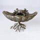 Crab & Shell aluminium centerpiece, France, 1980s