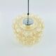 Large Amber Bubble Glass Pendant Light by Helena Tynell for Limburg, 1960s