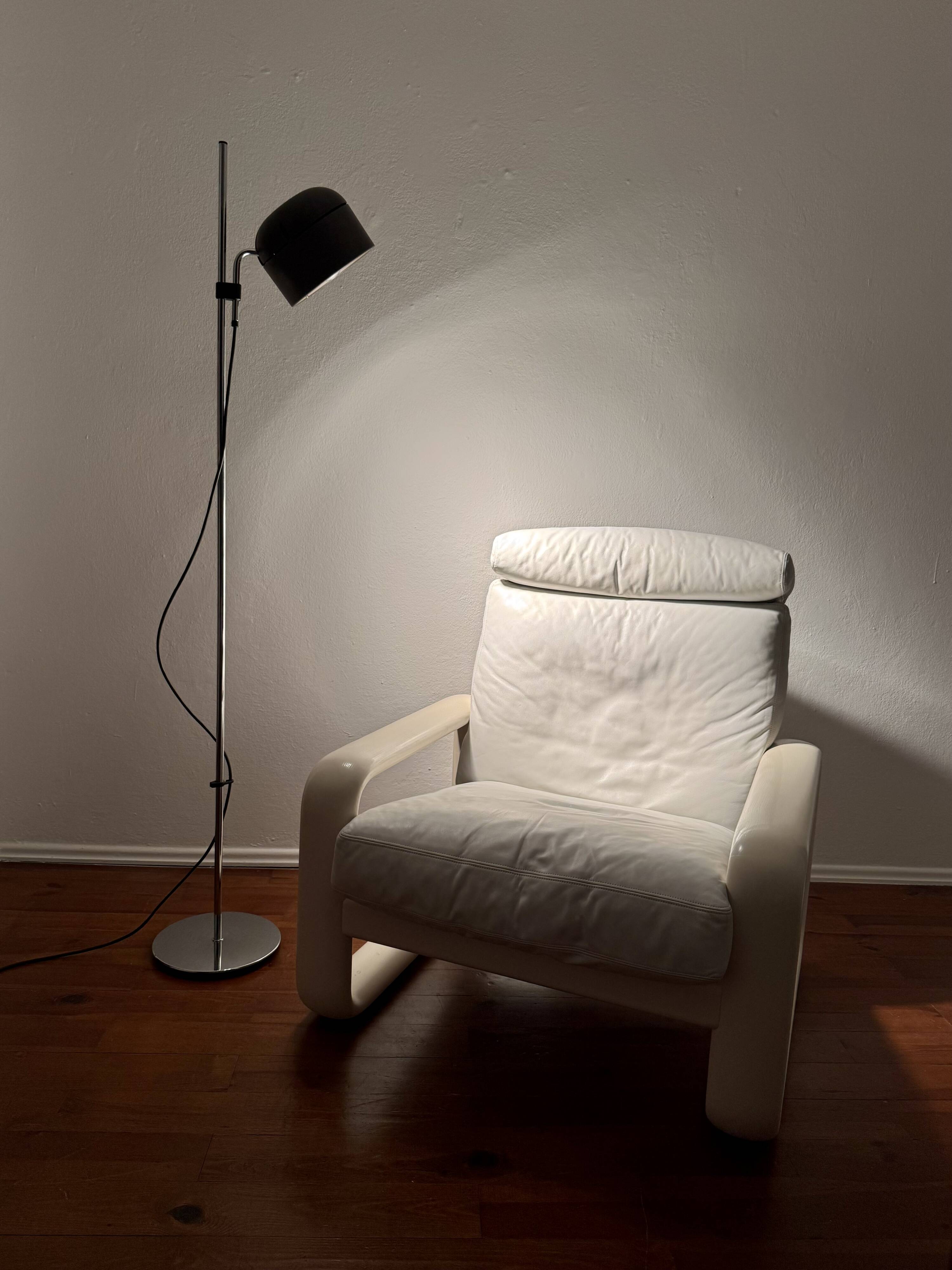 Adjustable Space Age Gallery Spot Floor Lamp by Arnold Berges for Staff