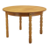 Round oak table, Danish design, 1960s, designer: Henning Kjærnulf