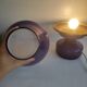 Mushroom Lamp Hans-Agne Jakobsson B124 Violet/Purple Glass Sweden 1960